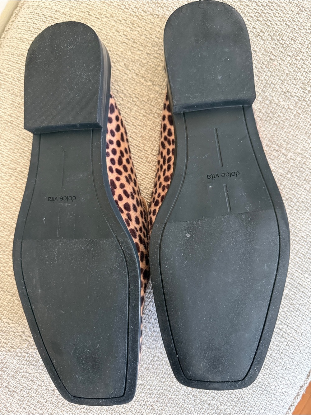 🤩 NWOT 🤩 Dolce Vita Leopard-Print Horsebit Loafers in Brown and Black - Picture 3 of 3